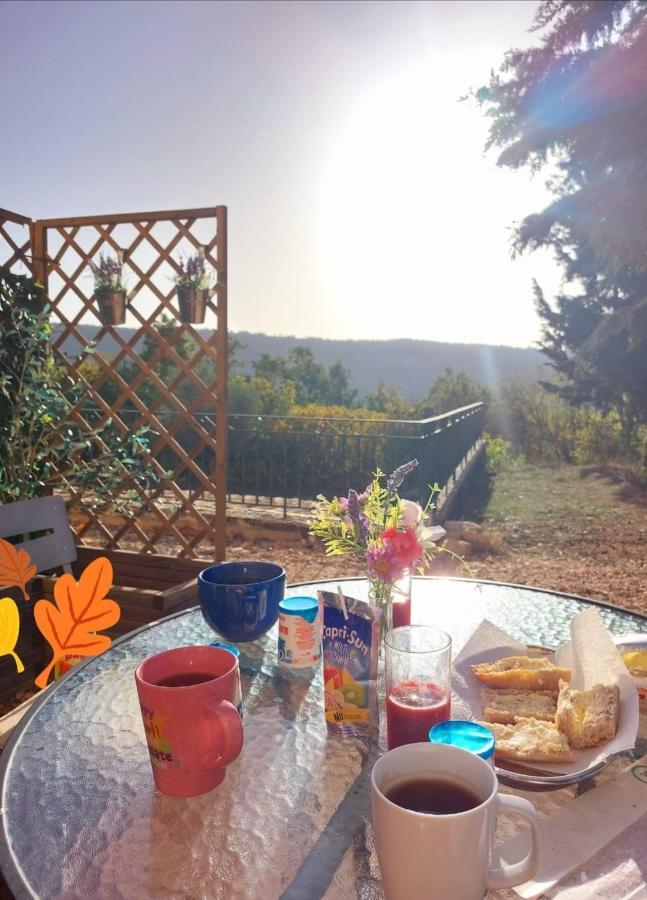 Logement D'Exception Pres Du Colorado Provencal Dans Une Residence Au Calme Avec Piscine Offrant Une Vue Imprenable Sur Le Luberon Depuis Sa Terrasse Viens Exteriér fotografie
